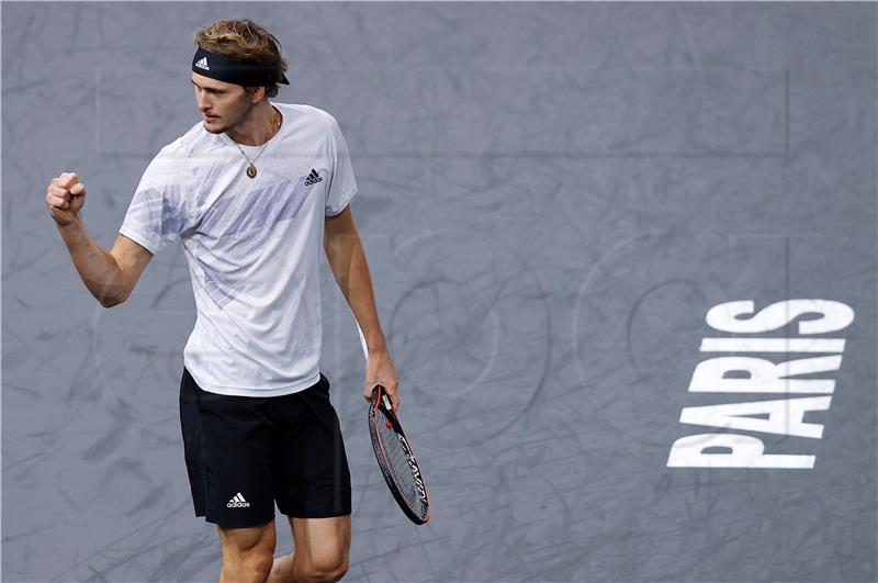 ATP Pariz: Finale Zverev - Medvedev