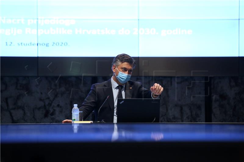 Plenković: Vizija Hrvatske 2030. - konkurentna, inovativna i sigurna - kraća