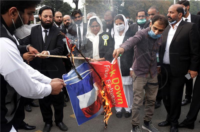 PAKISTAN FRANCE PROTEST