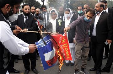 PAKISTAN FRANCE PROTEST