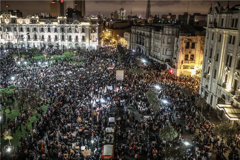 PERU GOVERNMENT PROTEST