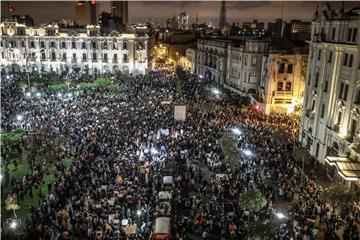 PERU GOVERNMENT PROTEST