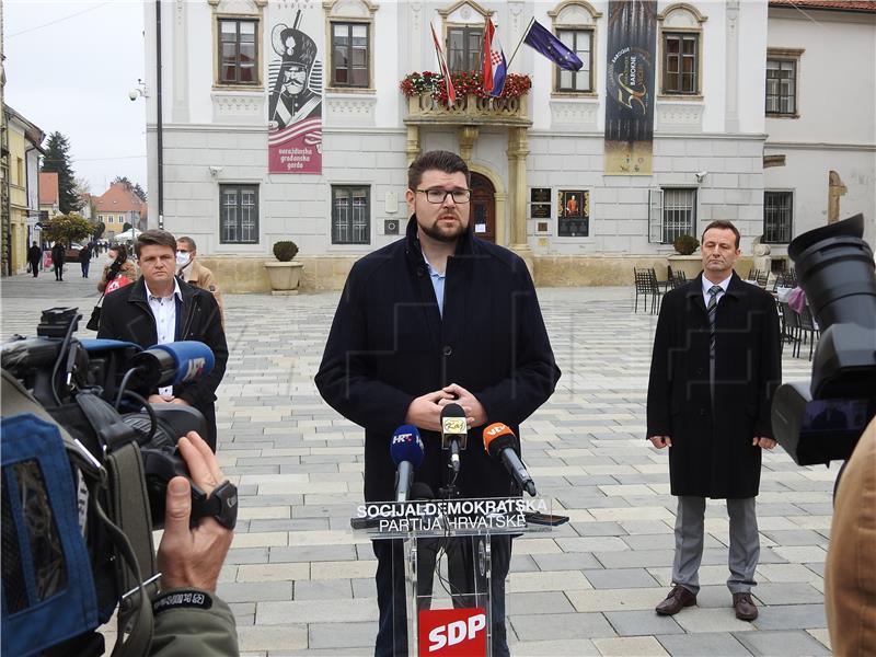 Predstavljanje SDP-ova kandidata za gradonačelnika Varaždina