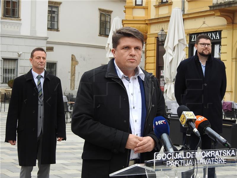 Predstavljanje SDP-ova kandidata za gradonačelnika Varaždina