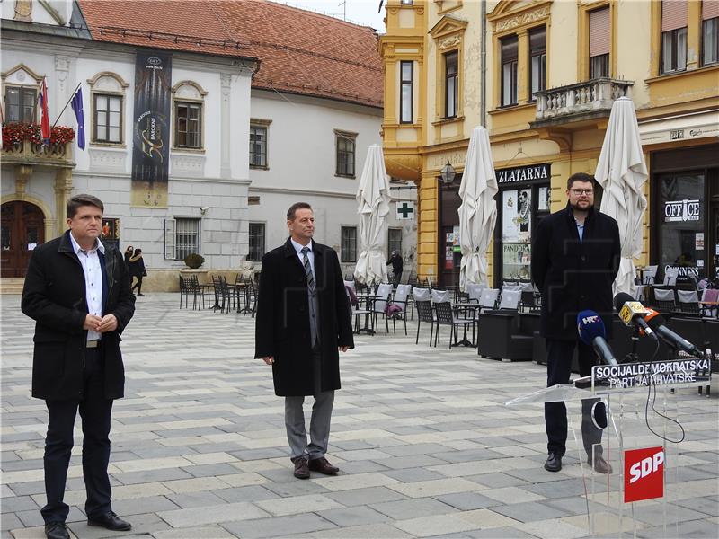 Predstavljanje SDP-ova kandidata za gradonačelnika Varaždina