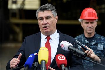 Predsjednik Milanović posjetio tvrtku Brodosplit d.d