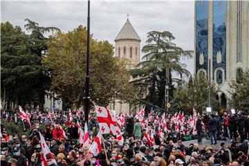 GEORGIA PARLIAMENTARY ELECTIONS PROTEST