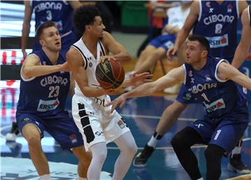 Utakmica 7. kola ABA lige: Cibona - Partizan