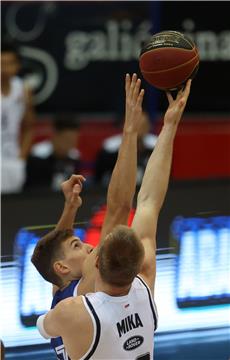 Utakmica 7. kola ABA lige: Cibona - Partizan