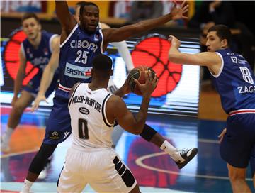 Utakmica 7. kola ABA lige: Cibona - Partizan