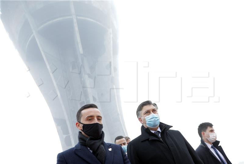 Plenkovic: I'm happy that gov't contributed to Vukovar water tower reconstruction