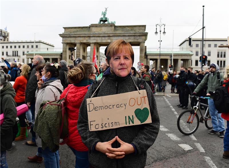 GERMANY PROTEST PANDEMIC CORONAVIRUS COVID19