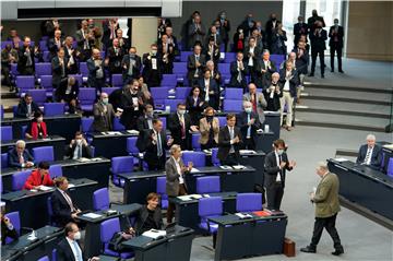 GERMANY PARLIAMENT PANDEMIC CORONAVIRUS COVID19