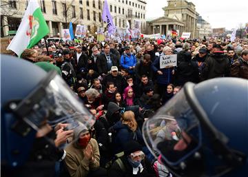 GERMANY PROTEST PANDEMIC CORONAVIRUS COVID19