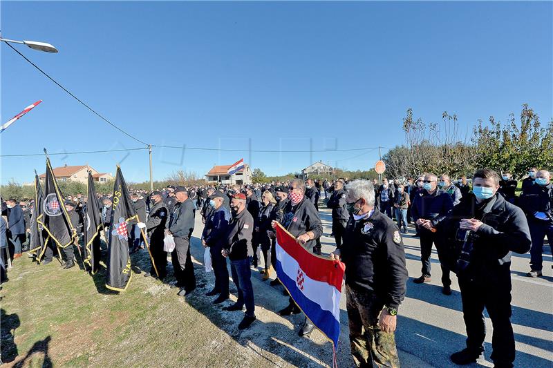 Kolona sjećanja povodom 29. obljetnice Škabrnje