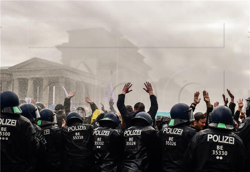 GERMANY PROTEST PANDEMIC CORONAVIRUS COVID19