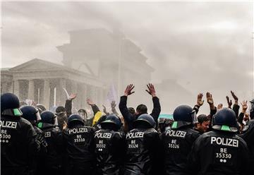 GERMANY PROTEST PANDEMIC CORONAVIRUS COVID19