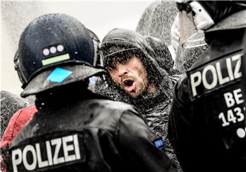 GERMANY PROTEST PANDEMIC CORONAVIRUS COVID19