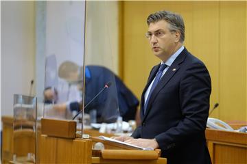 Plenković: Proračun osigurava Hrvatskoj gospodarski oporavak