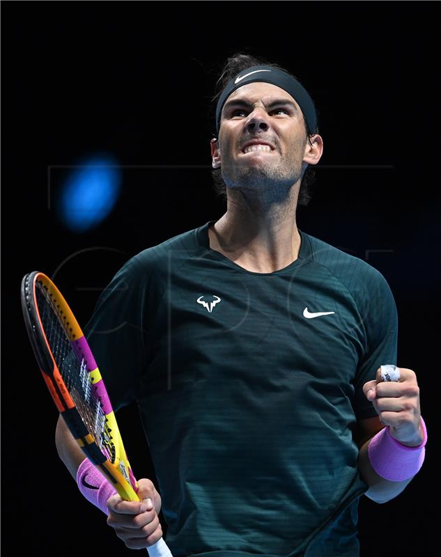 BRITAIN TENNIS ATP FINALS