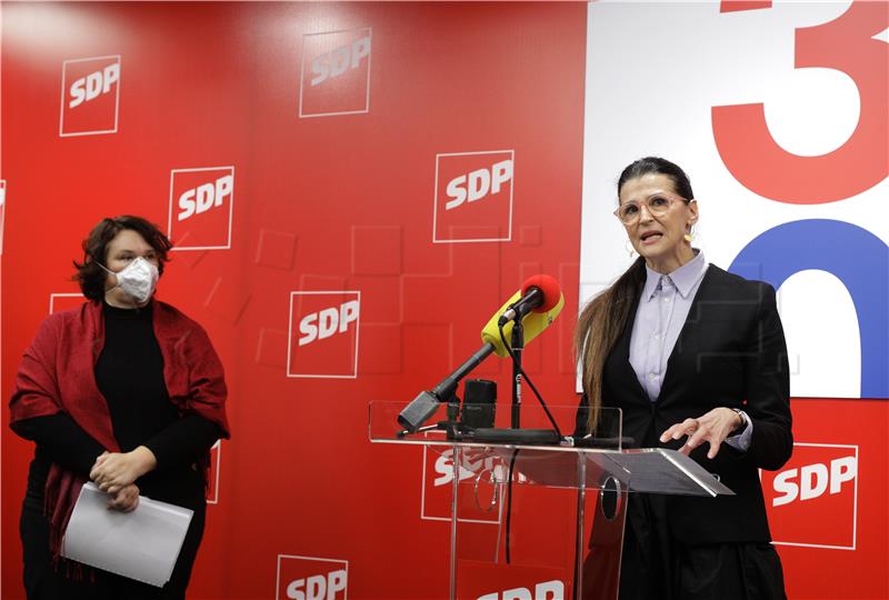 Konferencija za medije SDP-a o Nacionalnoj strategiji za borbu protiv raka