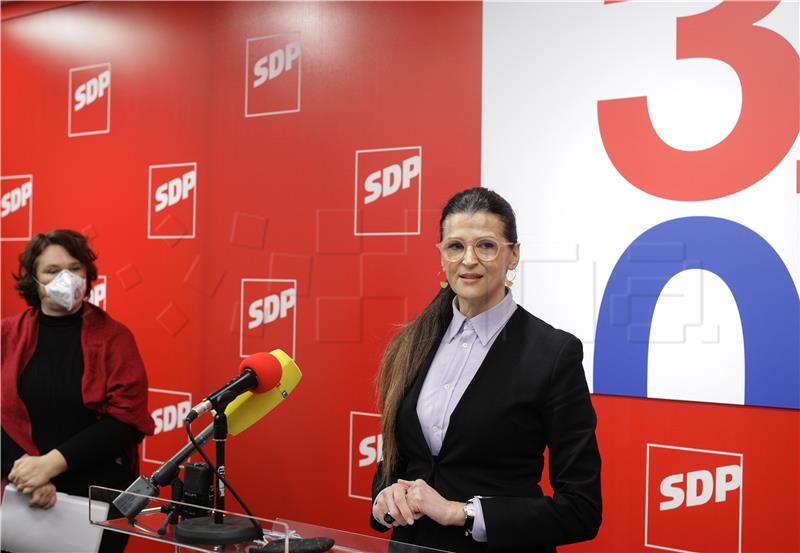 Konferencija za medije SDP-a o Nacionalnoj strategiji za borbu protiv raka