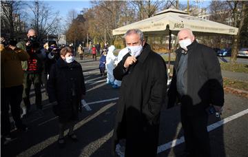 Početak testiranja brzim antigenskim testom na koronavirus