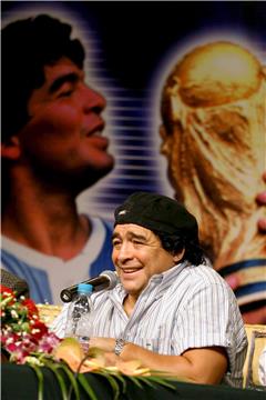 (FILE) CHINA SOCCER DIEGO MARADONA OBIT