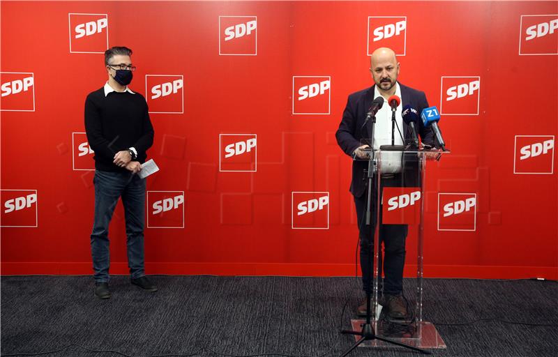 Gradska organizacija SDP-a Zagreba održala konferenciju za novinare 