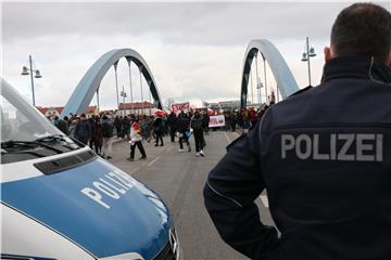 POLAND GERMANY ANTI CORONAVIRUS RESTRICTION PROTEST