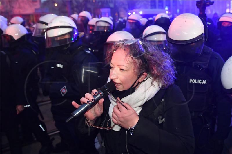 POLAND NATIONAL WOMEN'S STRIKE DEMONSTRATION