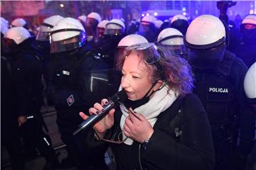 POLAND NATIONAL WOMEN'S STRIKE DEMONSTRATION