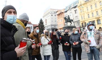 Prosvjed ugostitelja i poduzetnika u Zagrebu