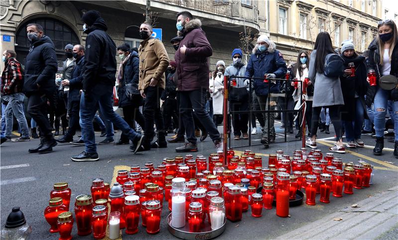 Prosvjed ugostitelja i poduzetnika u Zagrebu