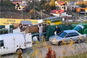 Kolaps reciklažnog dvorišta podno nove sljemenske žičare