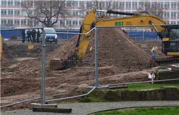 GERMANY FRANKFURT WWII BOMB