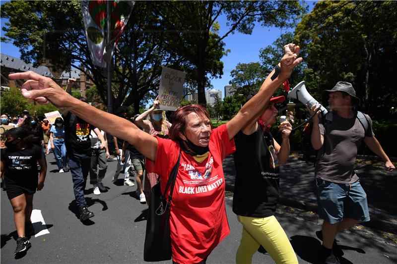 AUSTRALIA BLACK LIVES MATTER RALLY