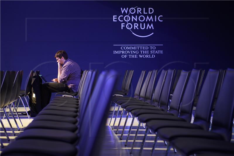 (FILE) SWITZERLAND WORLD ECONOMIC FORUM WEF 2021