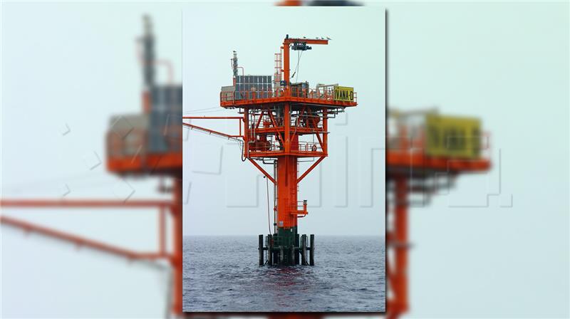 Sunken gas platform poses no threat to navigation