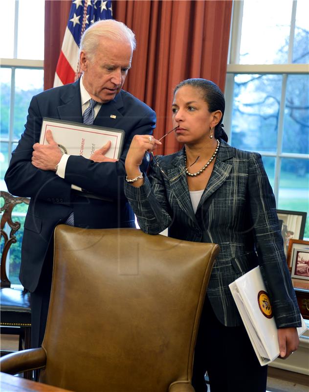 (FILE) USA GOVERNMENT JOE BIDEN SUSAN RICE