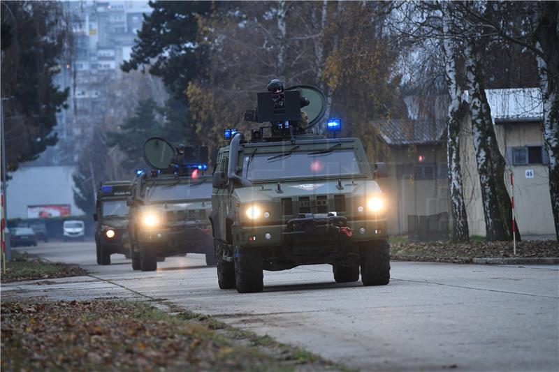 MORH: Ministar Banožić na pokaznoj vježbi Satnije antiterorističke vojne policije