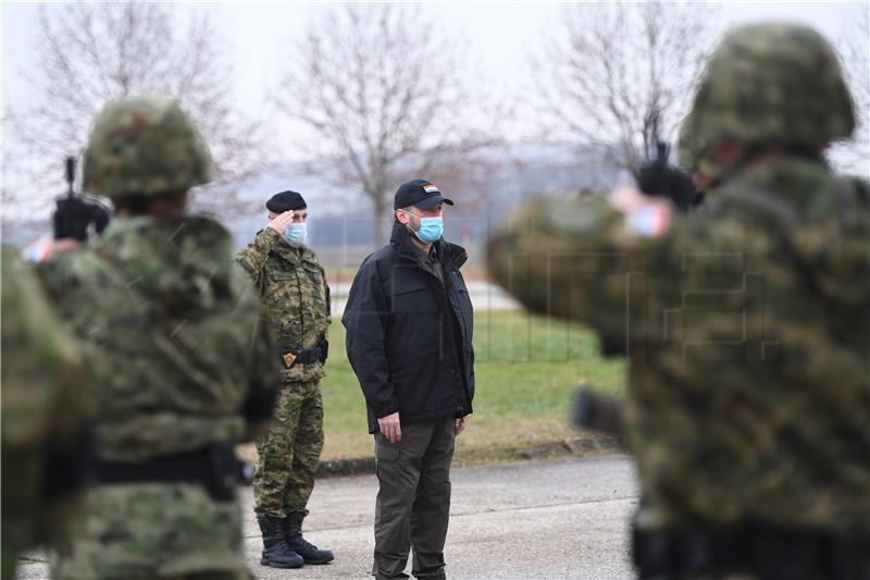 MORH: Ministar Banožić na pokaznoj vježbi Satnije antiterorističke vojne policije