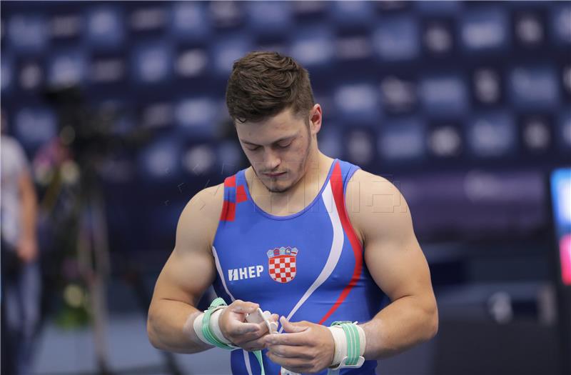 Three Croatian gymnasts win silver medals at European men's championships