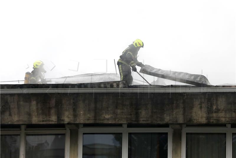 Požar u sušari za preradu soje u zagrebačkoj Dubravi, nema ozlijeđenih