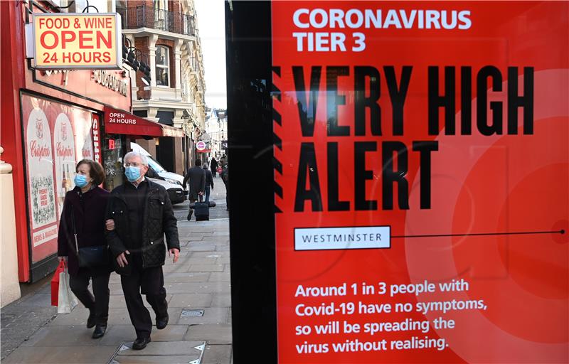 BRITAIN CHRISTMAS PANDEMIC CORONAVIRUS COVID19