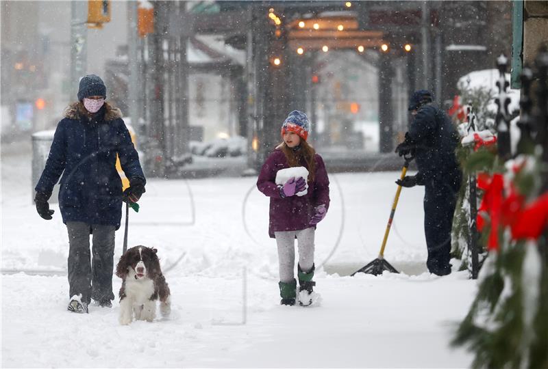 USA WEATHER NEW YORK SNOW STORM