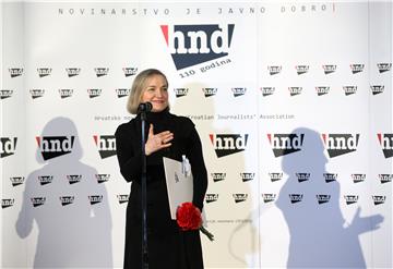 Djurdjica Klancir wins Journalist of the Year award