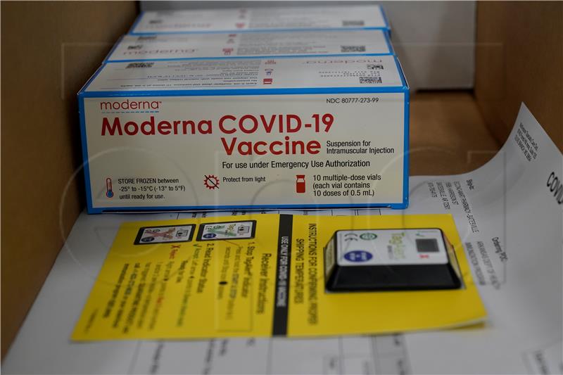 USA MODERNA VACCINE DISTRIBUTION PANDEMIC CORONAVIRUS COVID19