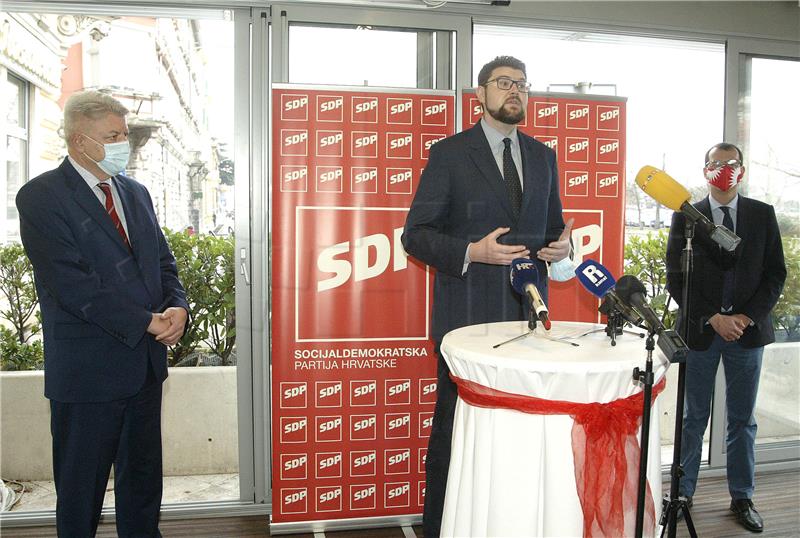 Rijeka: Tiskovna konferencija SDP-a