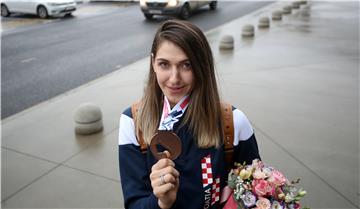 Povratak hrvatske ženske seniorske reprezentacije s Europskog prvenstva iz Danske